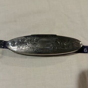 Vintage Silver Plate Hinged Trinket Box